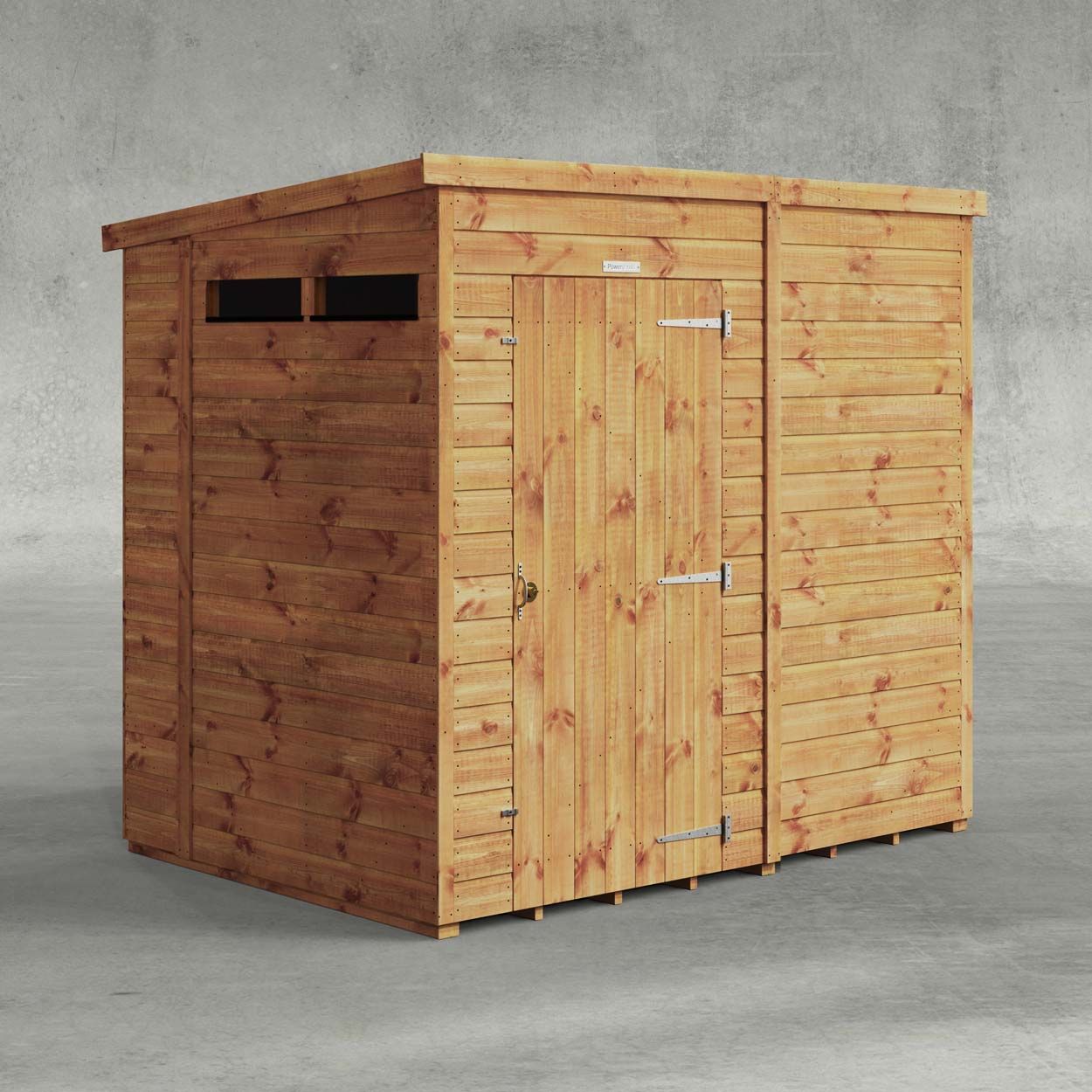 Powersheds Pent Security Shed - 7ft x 5ft