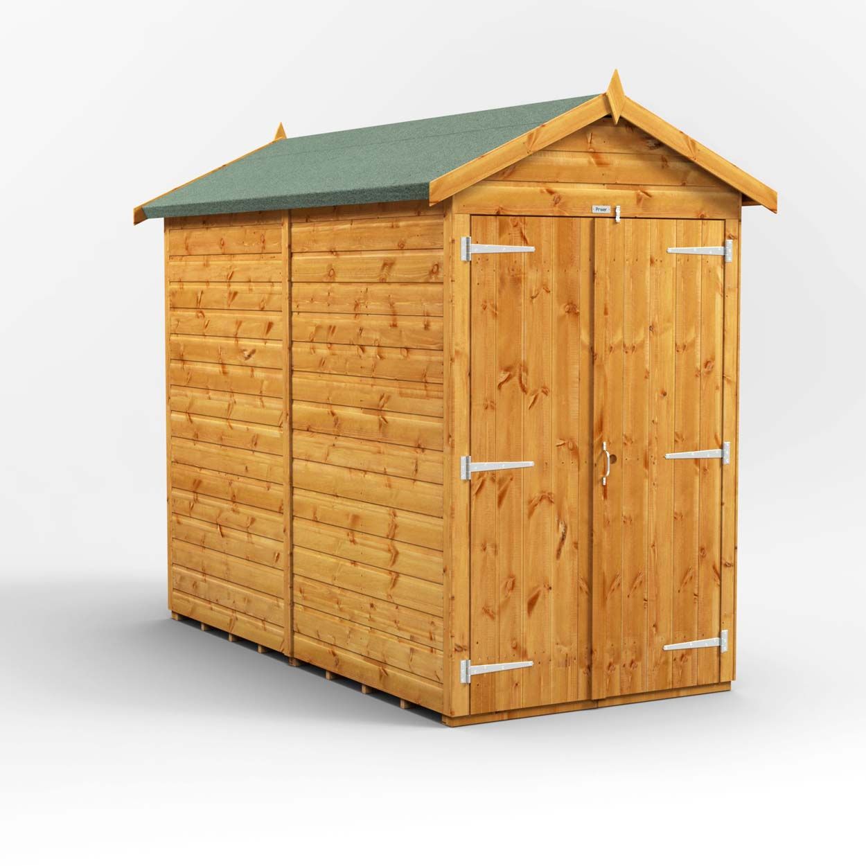 Powersheds Apex Garden Shed 8ft x 4ft WindowlessDD