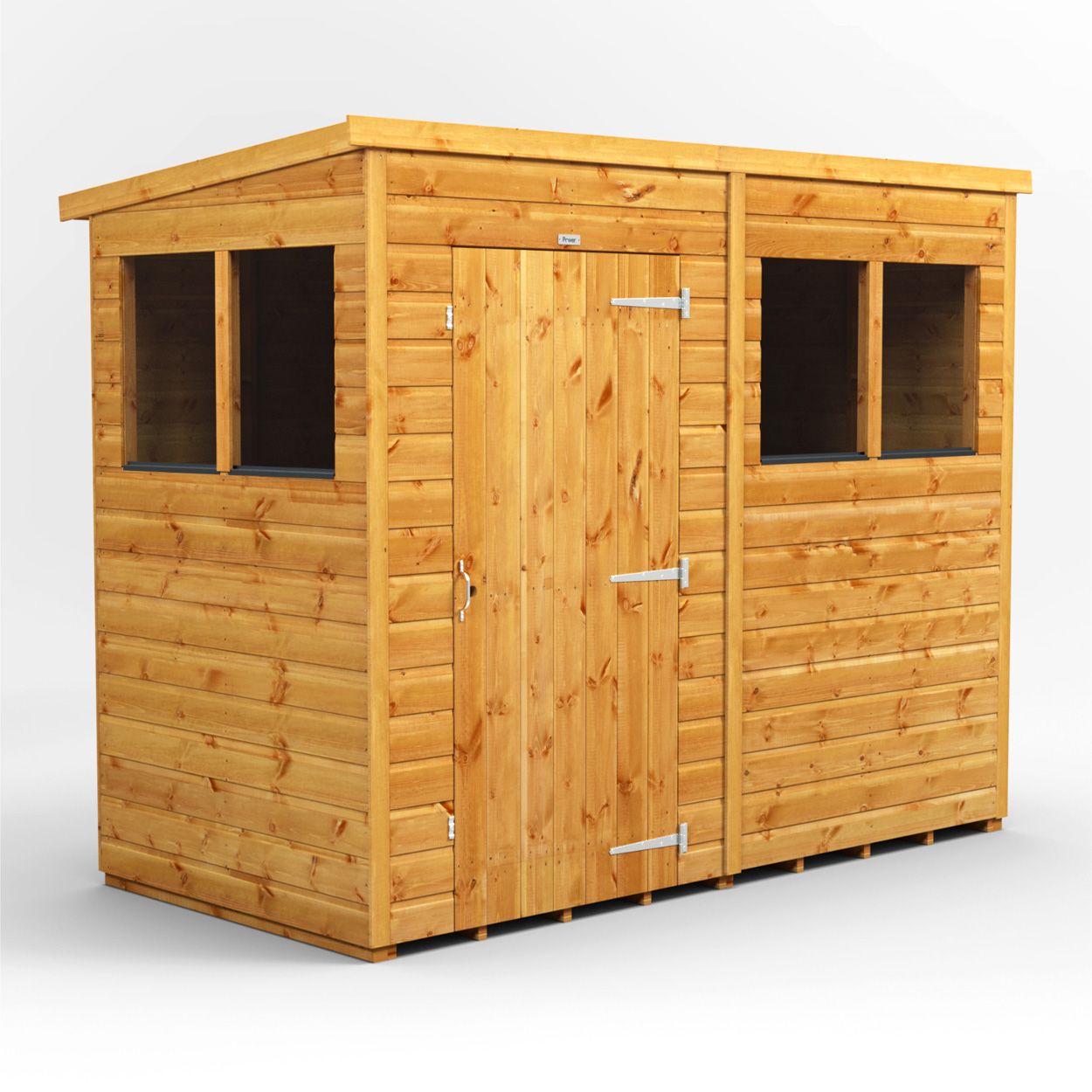 Powersheds Pent Garden Shed - 8ft x 4ft