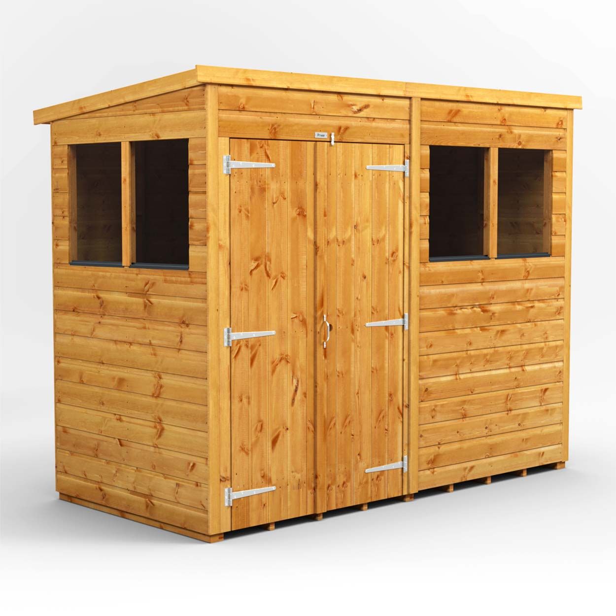 Powersheds Pent Garden Shed - 8ft x 4ft - DD