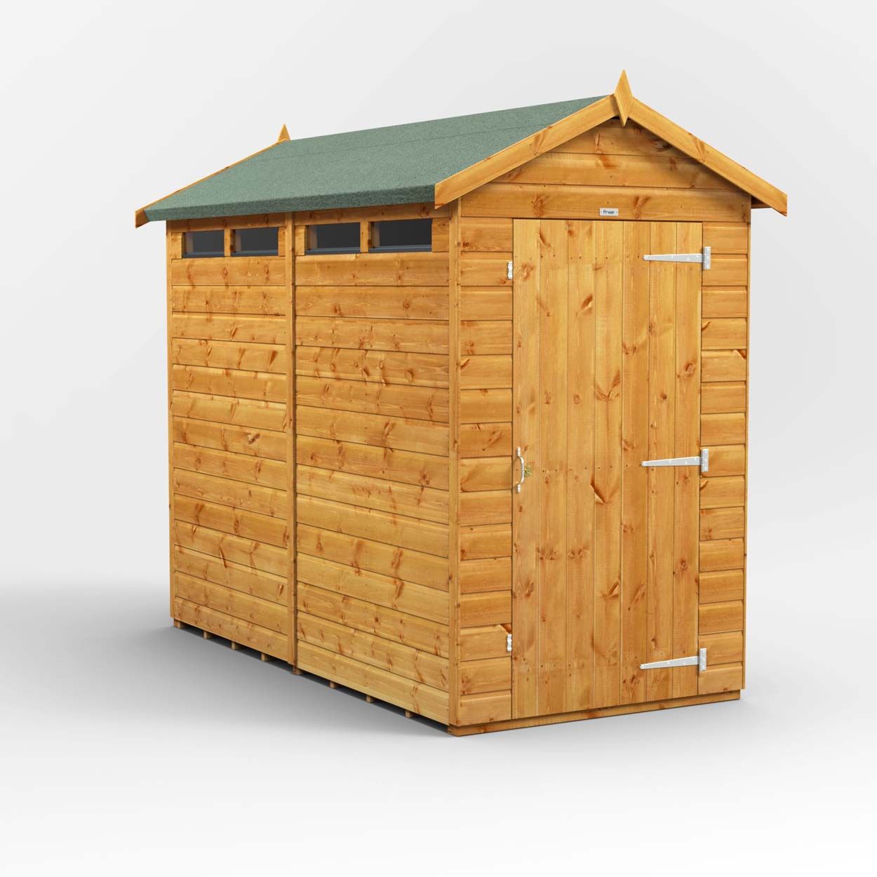 Powersheds Apex Security Shed - 8ft x 4ft