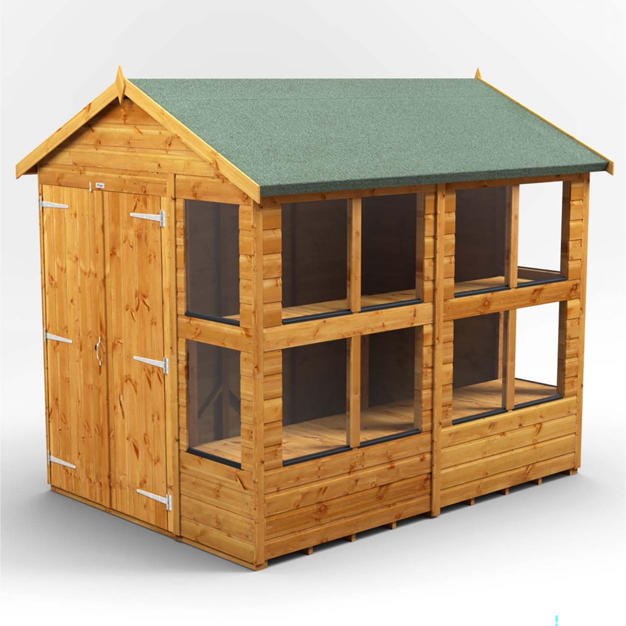 Powersheds Apex Potting Shed - 8ft x 6ft - DD