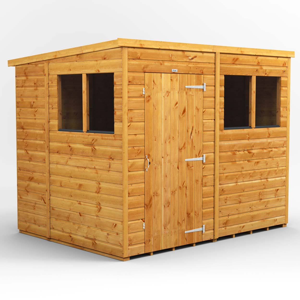 Powersheds Pent Garden Shed - 8ft x 6ft