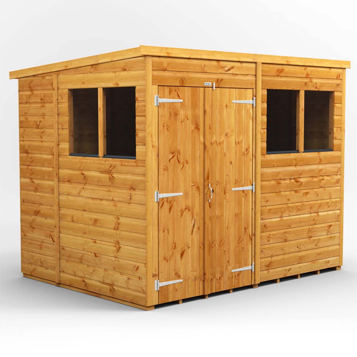 Powersheds Pent Garden Shed - 8ft x 6ft - DD