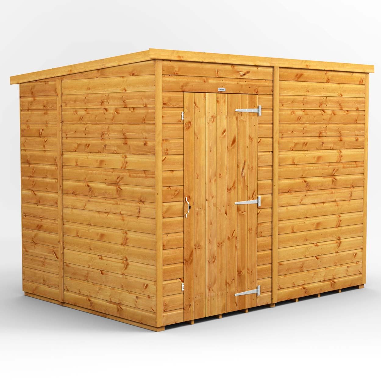 Powersheds Pent Garden Shed 8ft x 6ft - Windowless