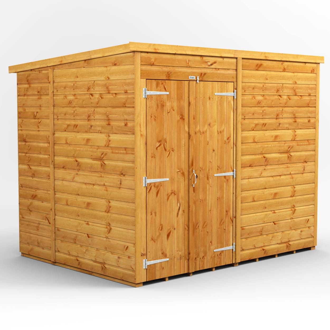 Powersheds Pent Garden Shed 8ft x 6ft WindowlessDD