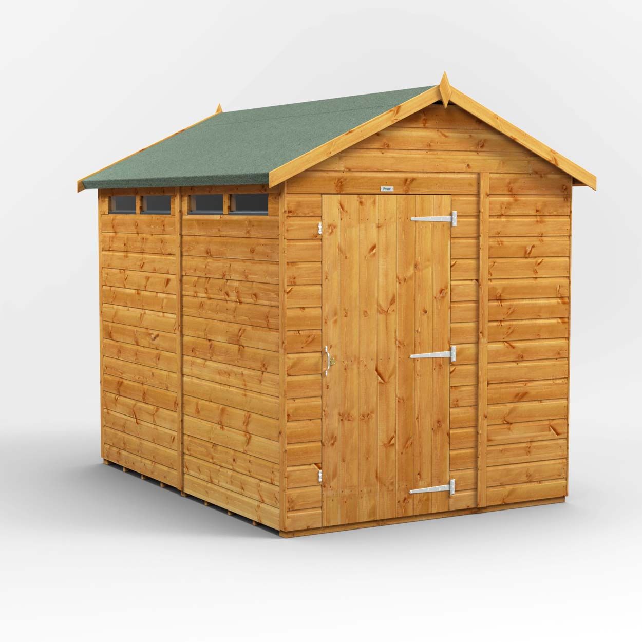 Powersheds Apex Security Shed - 8ft x 6ft