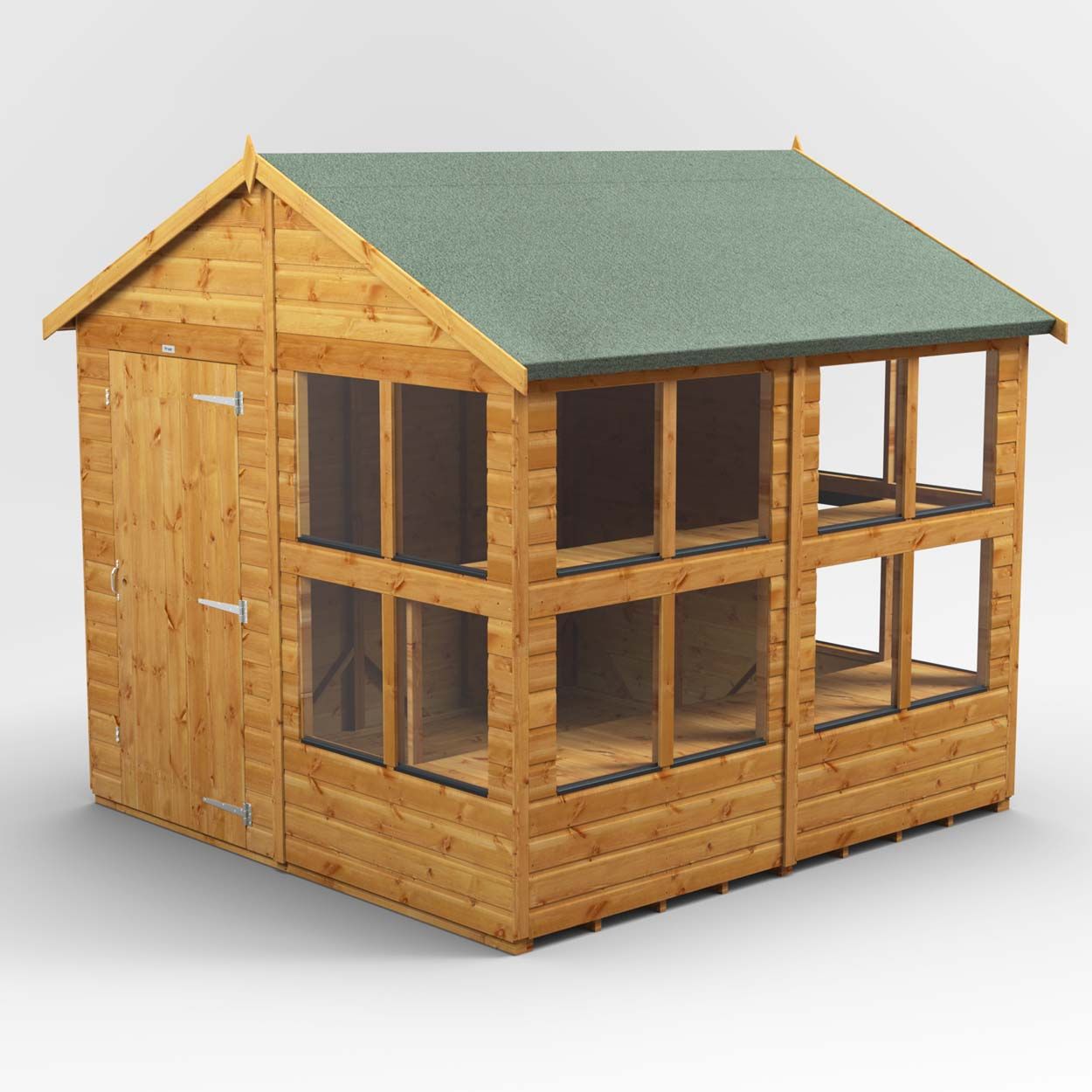 Powersheds Apex Potting Shed - 8ft x 8ft