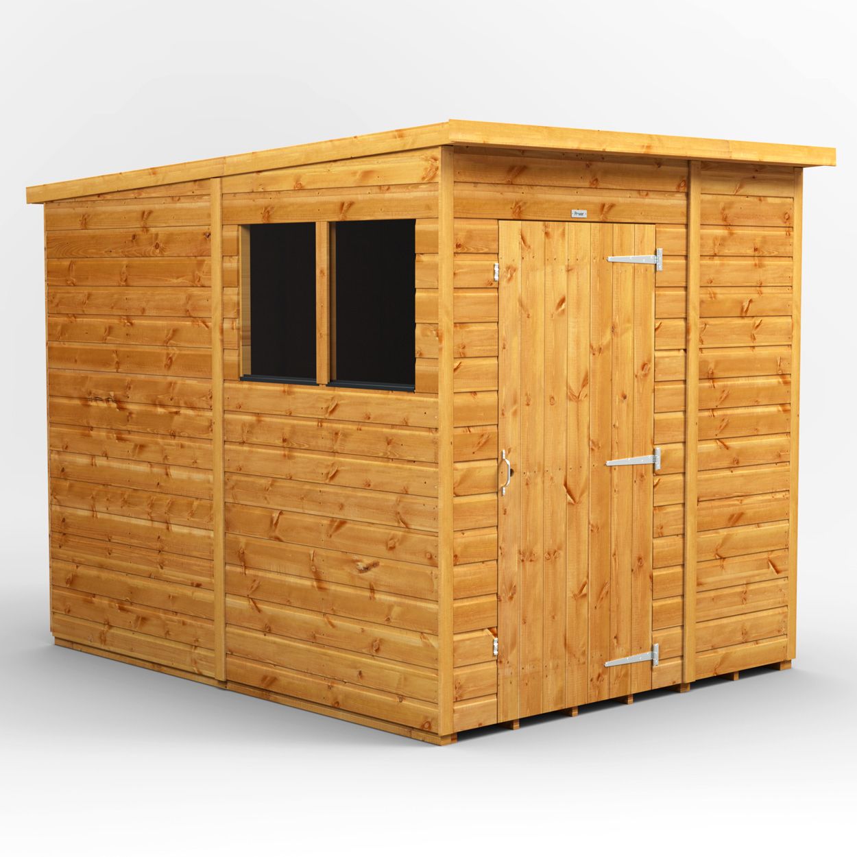 Powersheds Pent Garden Shed - 6ft x 8ft