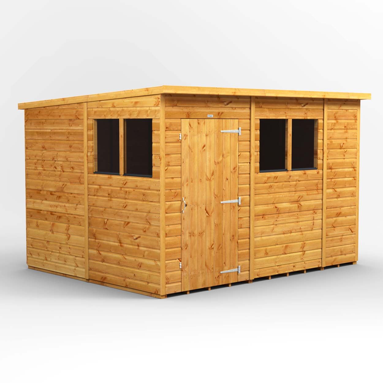 Powersheds Pent Garden Shed - 10ft x 8ft