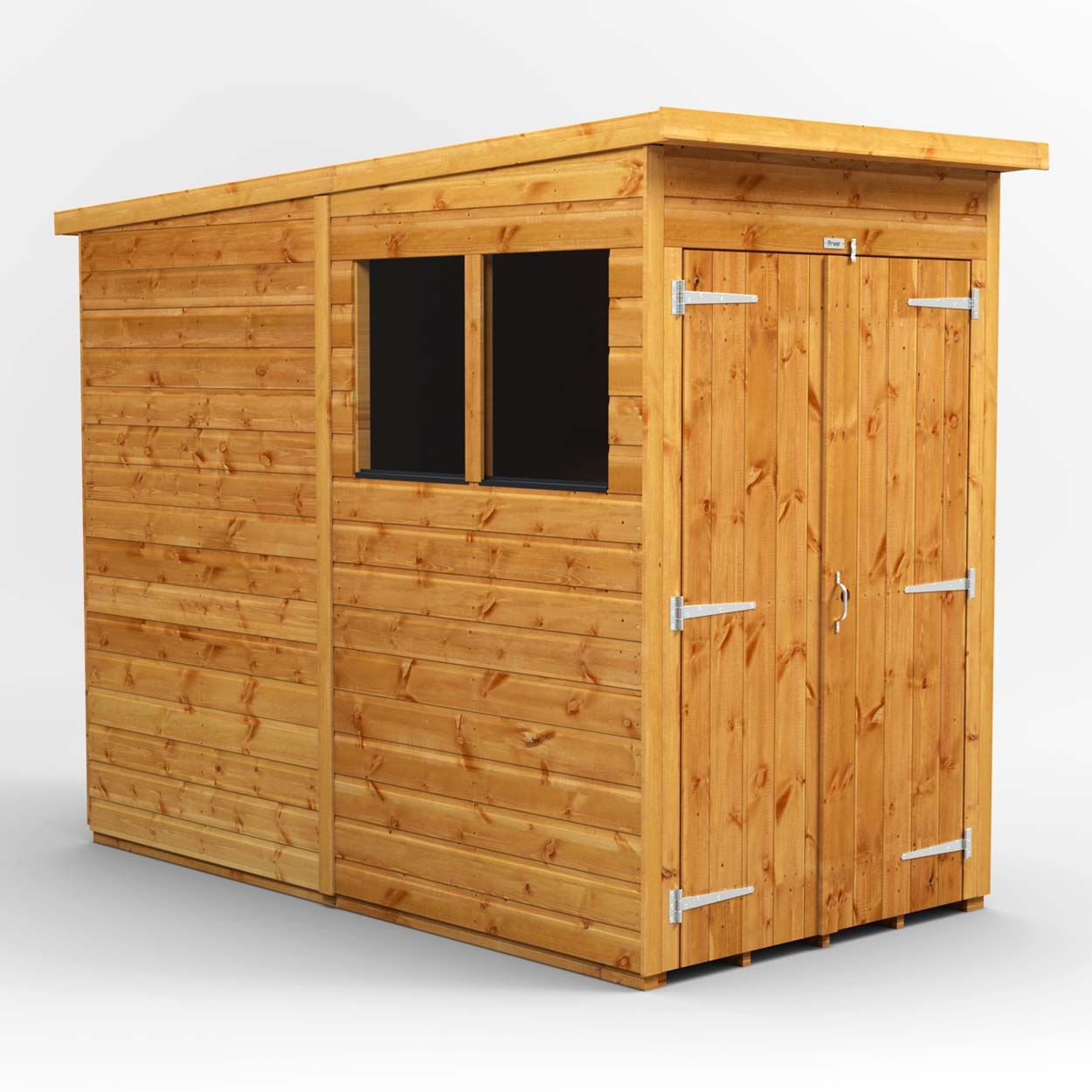 Powersheds Pent Garden Shed - 4ft x 8ft - DD