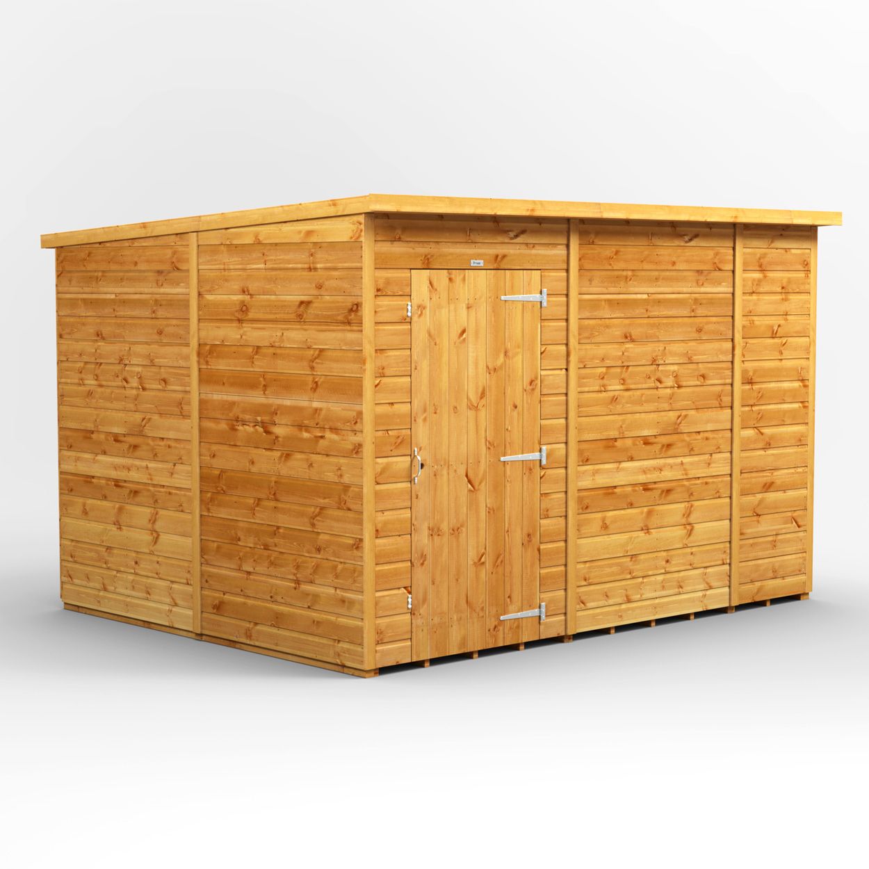 Powersheds Pent Garden Shed 10ft x 8ft Windowless