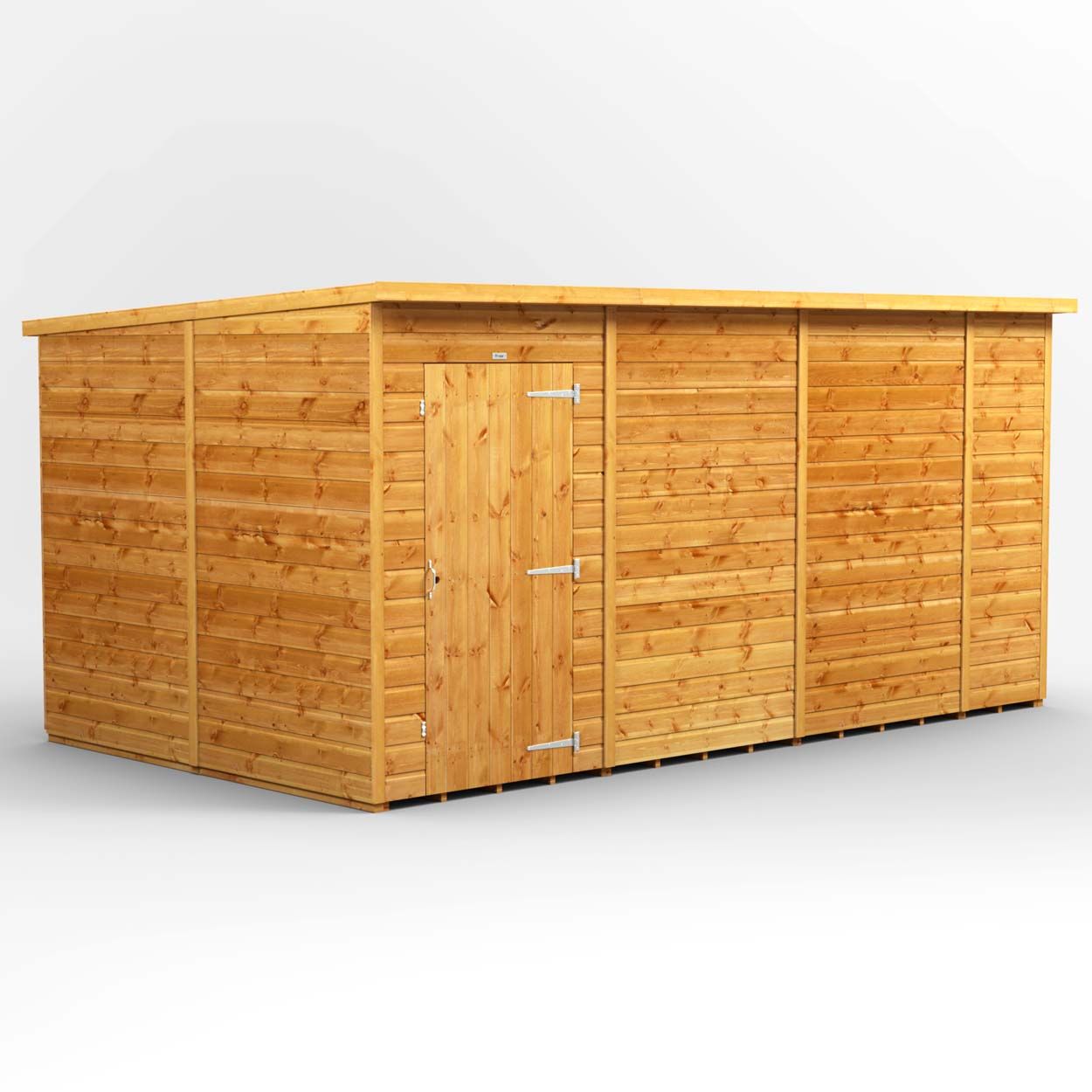 Powersheds Pent Garden Shed 14ft x 8ft Windowless