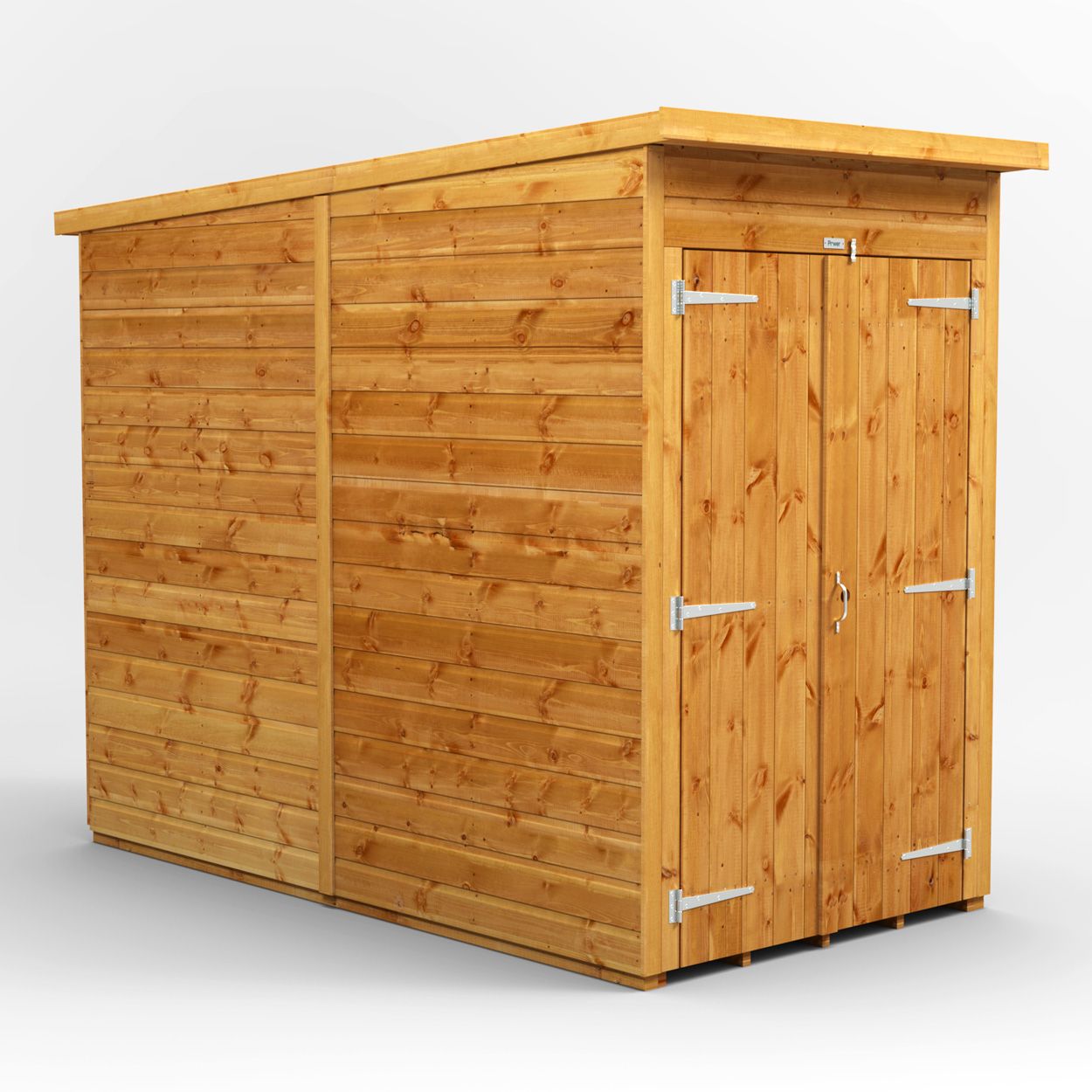 Powersheds Pent Garden Shed 4ft x 8ft WindowlessDD