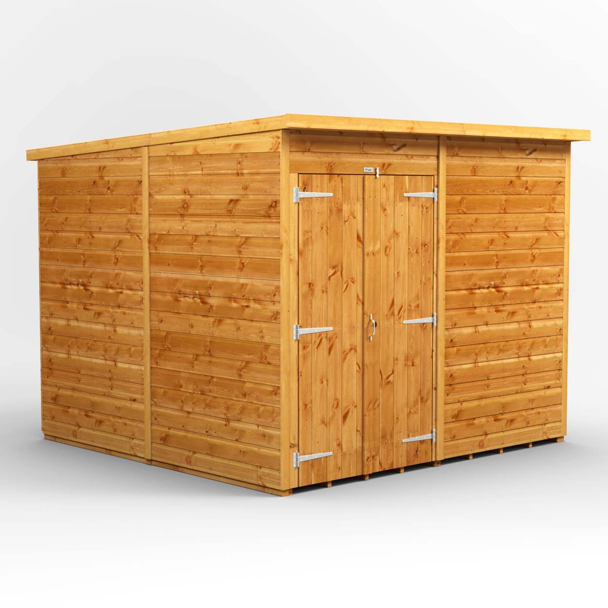 Powersheds Pent Garden Shed 8ft x 8ft WindowlessDD