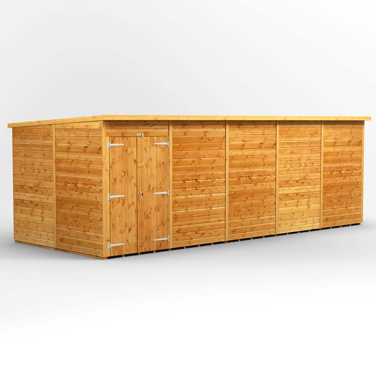 Powersheds Pent Garden Shed 20ft x 8ft WindowlesDD