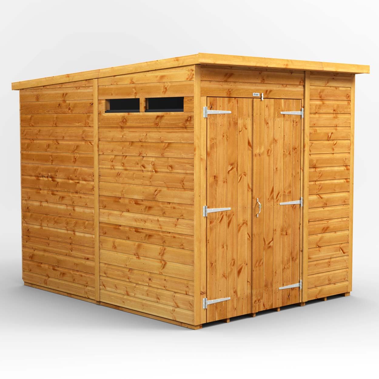 Powersheds Pent Security Shed 6ft x 8ft DD