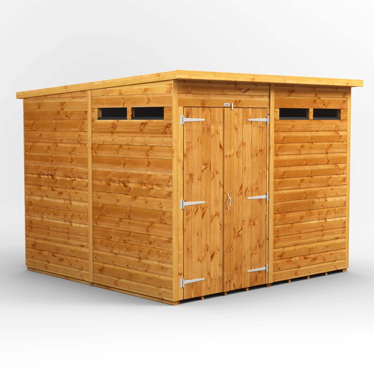 Powersheds Pent Security Shed 8ft x 8ft DD