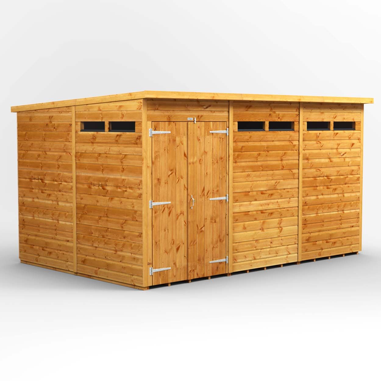 Powersheds Pent Security Shed 12ft x 8ft DD