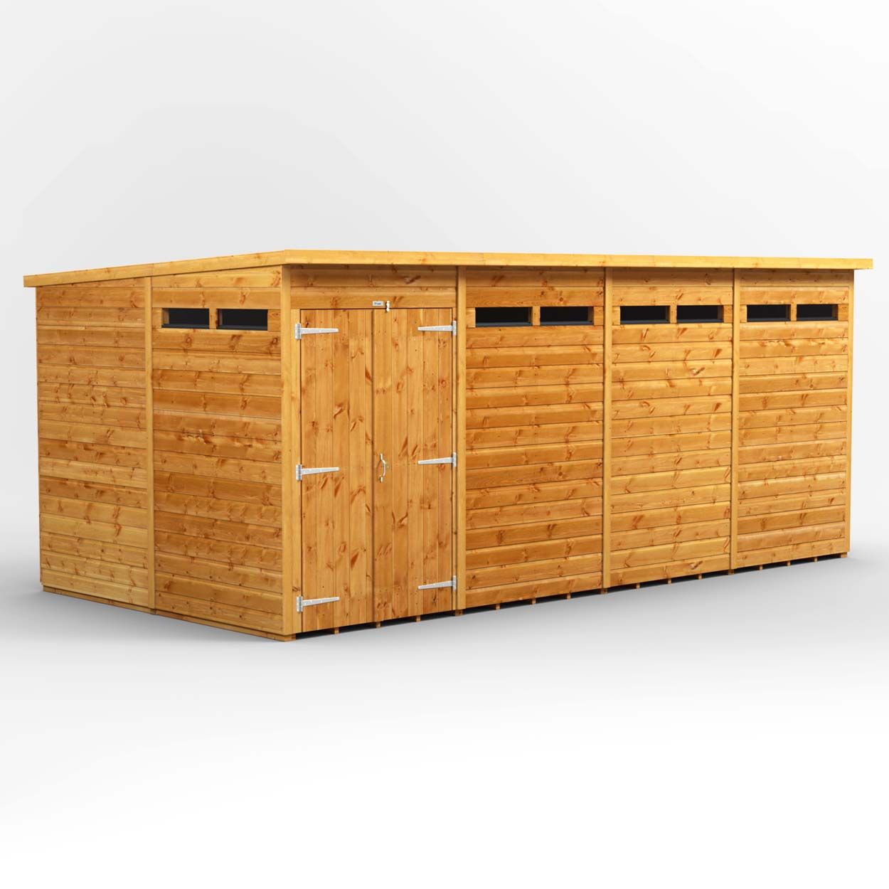 Powersheds Pent Security Shed 16ft x 8ft DD