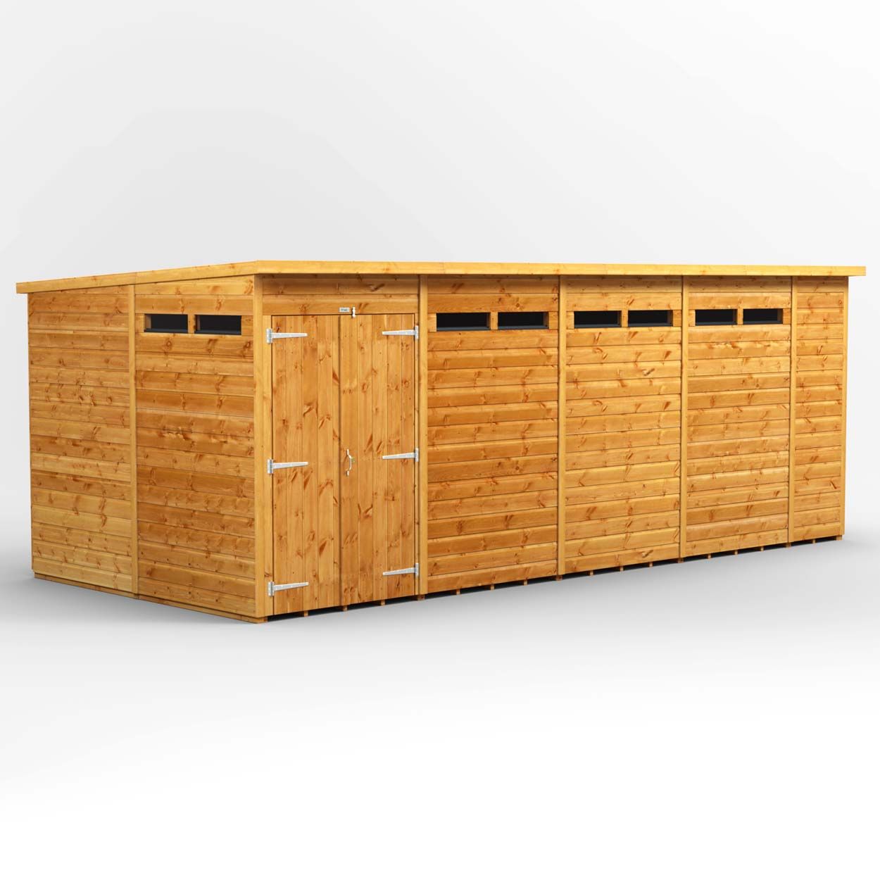 Powersheds Pent Security Shed 18ft x 8ft DD