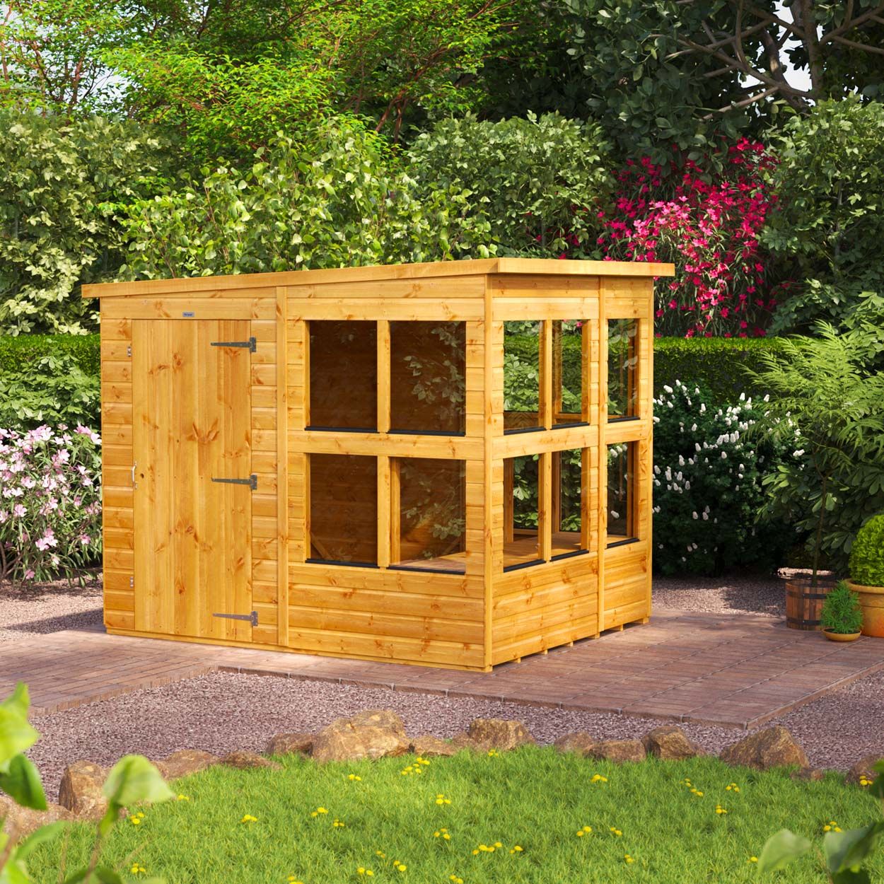 Powersheds Pent Potting Shed 6ft x 8ft