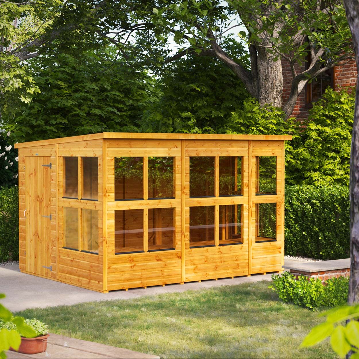Powersheds Pent Potting Shed 10ft x 8ft