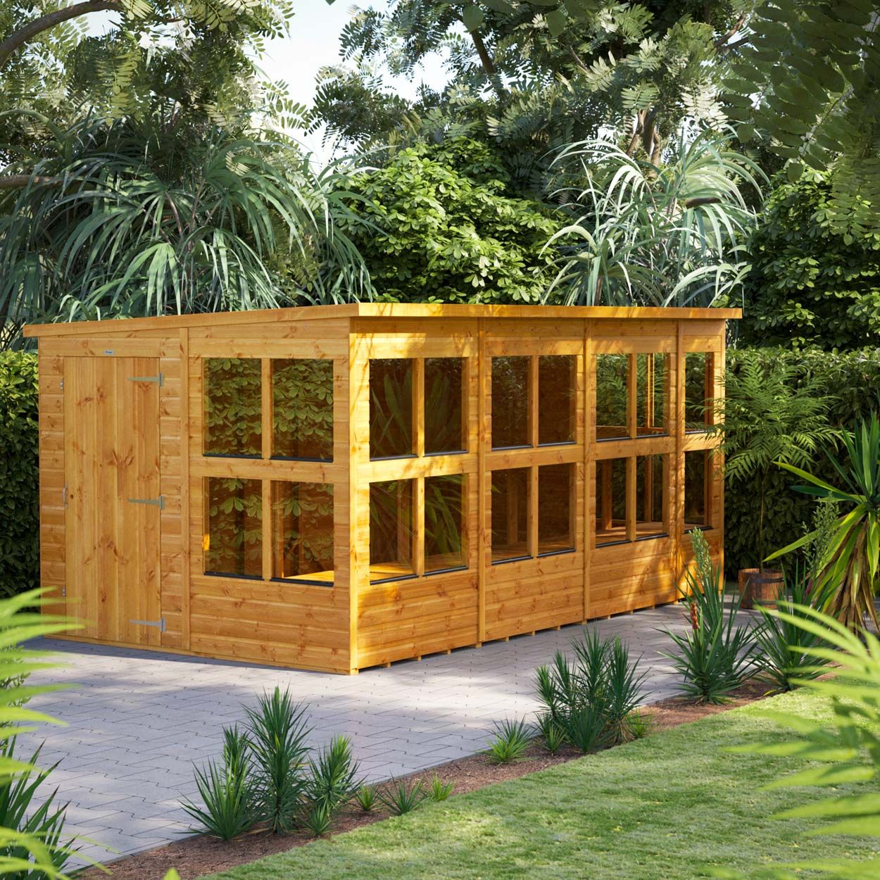 Powersheds Pent Potting Shed 14ft x 8ft