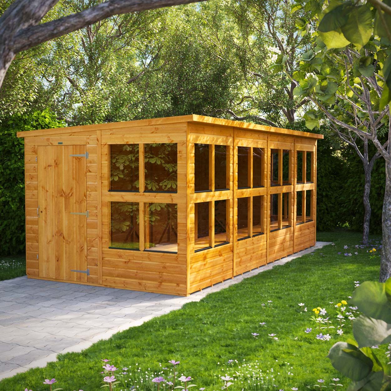 Powersheds Pent Potting Shed 16ft x 8ft