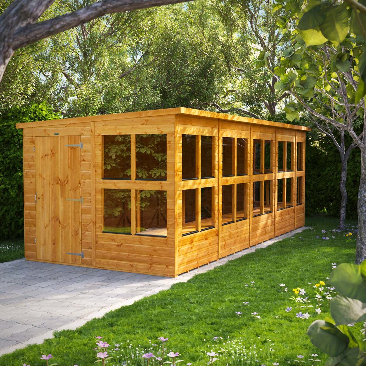Powersheds Pent Potting Shed 18ft x 8ft