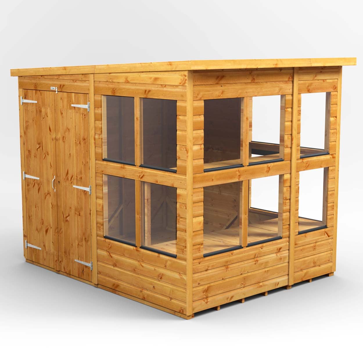 Powersheds Pent Potting Shed 6ft x 8ft DD