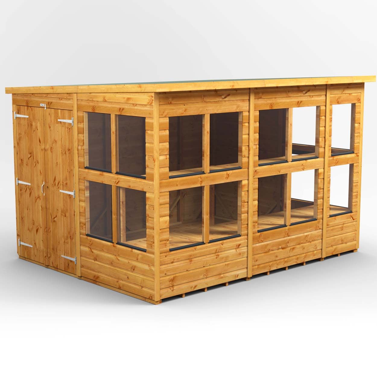 Powersheds Pent Potting Shed 10ft x 8ft DD
