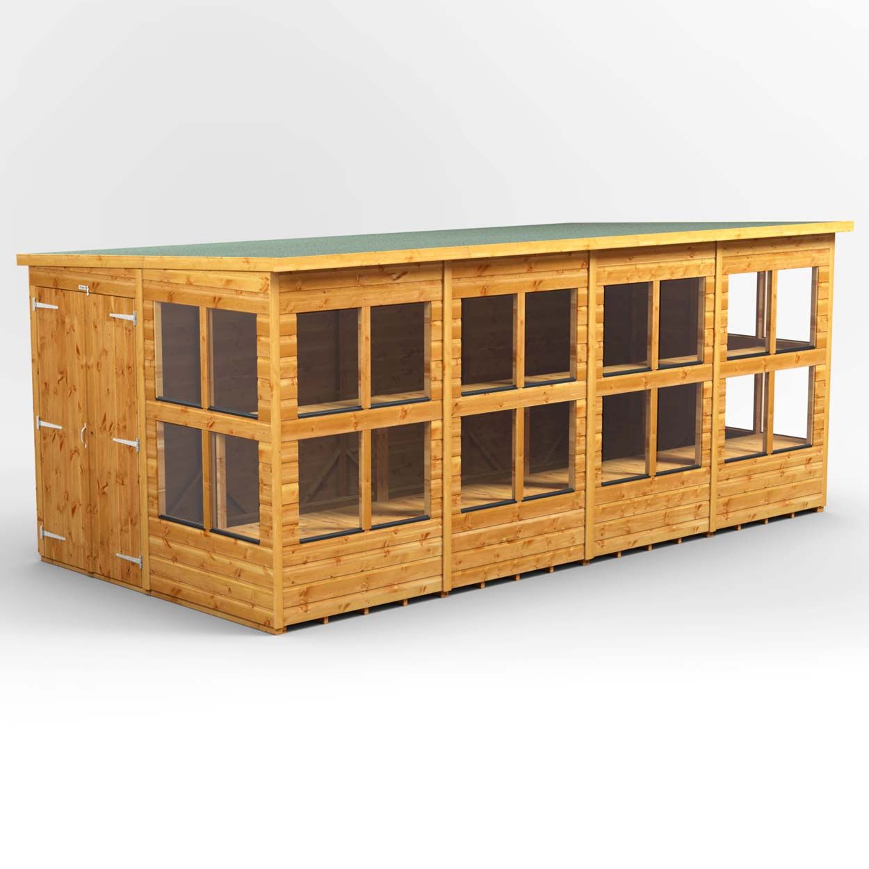 Powersheds Pent Potting Shed 16ft x 8ft DD
