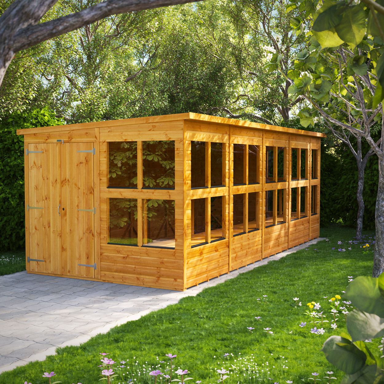 Powersheds Pent Potting Shed 18ft x 8ft DD