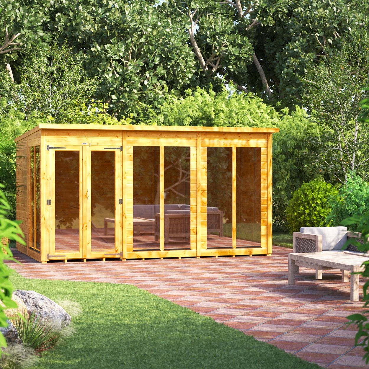 Powersheds Pent SumHouse 12ft x 8ft