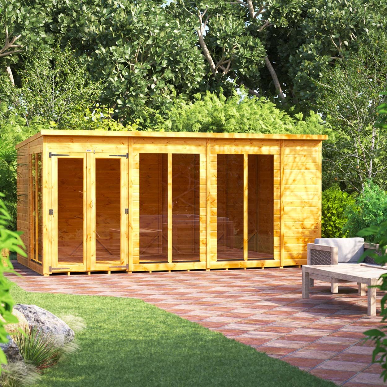 Powersheds Pent SumHouse 14ft x 8ft