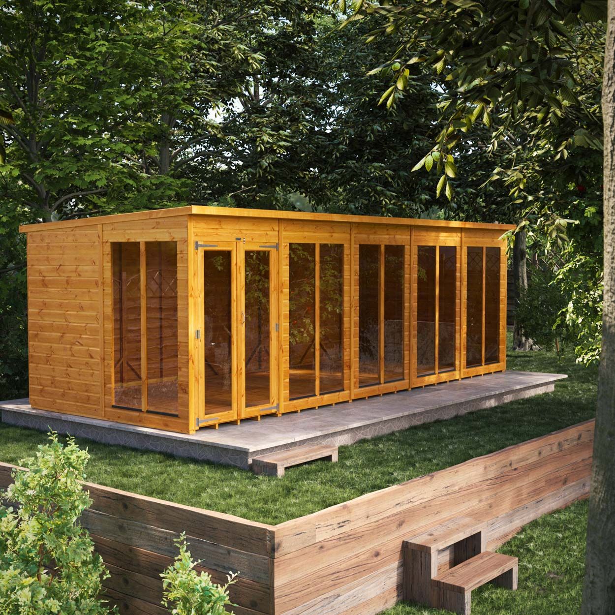 Powersheds Pent SumHouse 20ft x 8ft