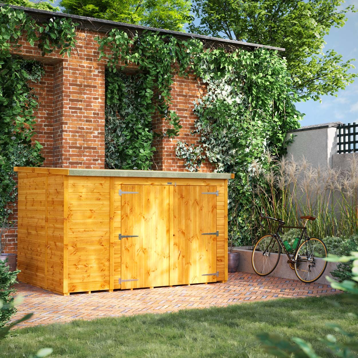 Powersheds Pent Bike Shed 8ft x 6ft