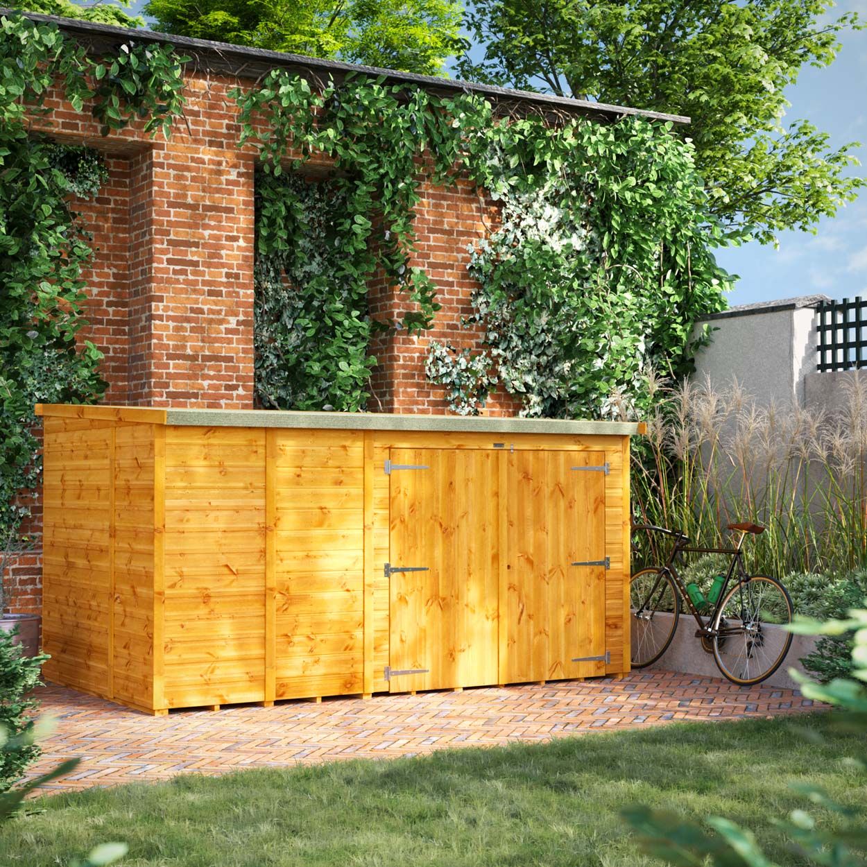 Powersheds Pent Bike Shed 10ft x 6ft