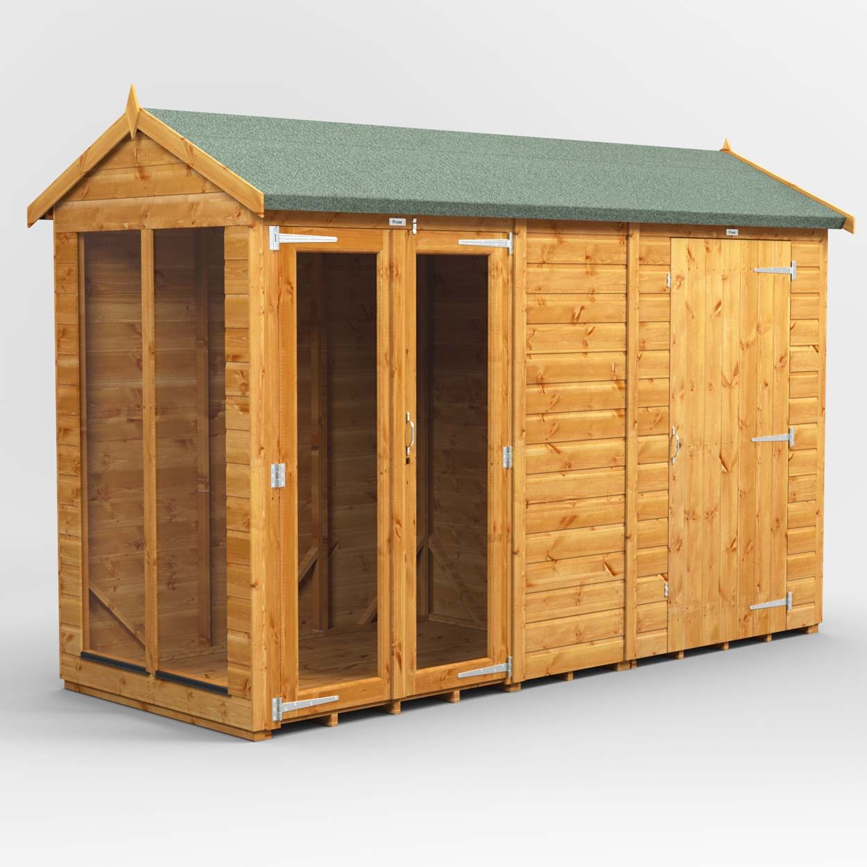 Powersheds Apex SumHouse Combi 10ft x 4ft 4ft Str