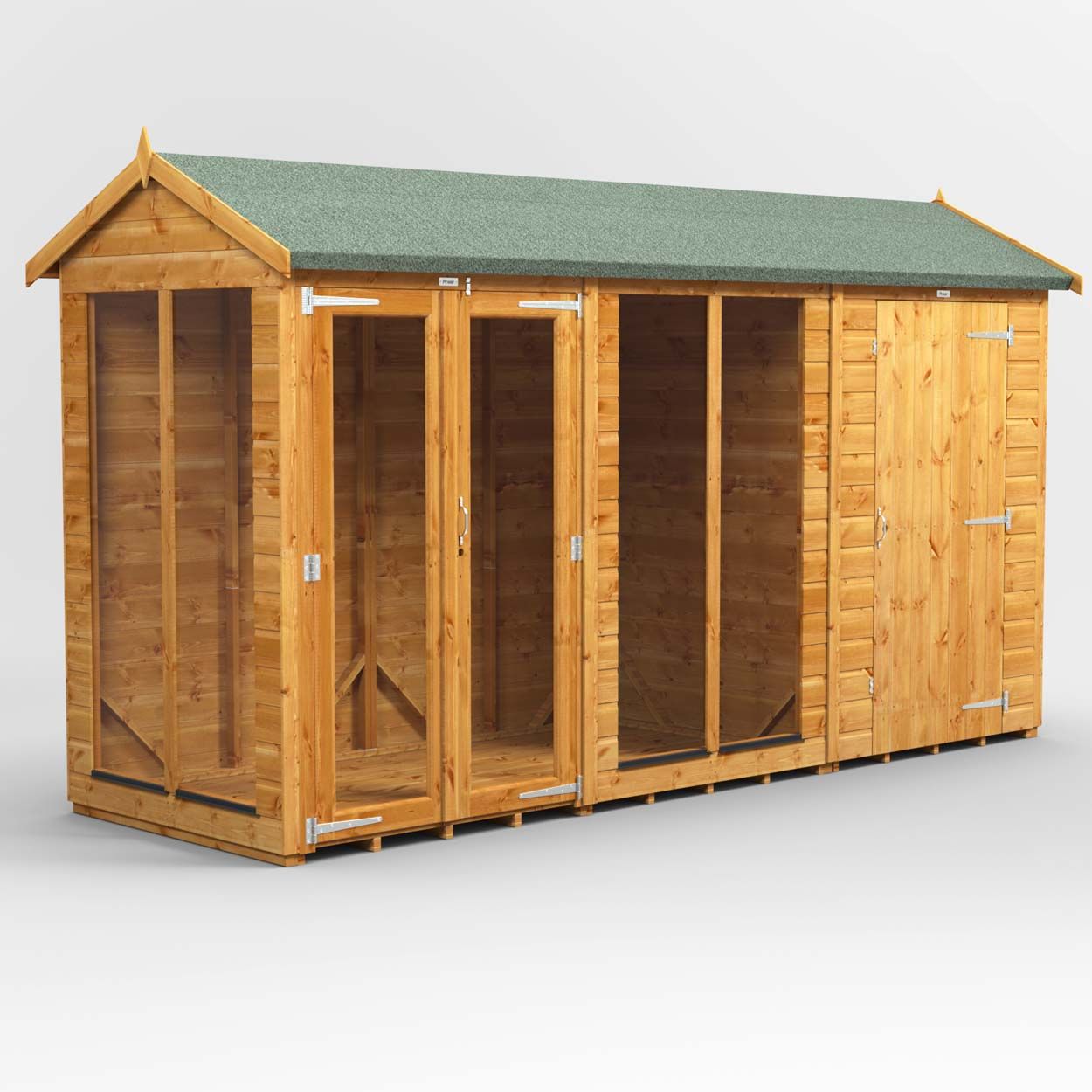 Powersheds Apex SumHouse Combi 12ft x 4ft 4ft Str