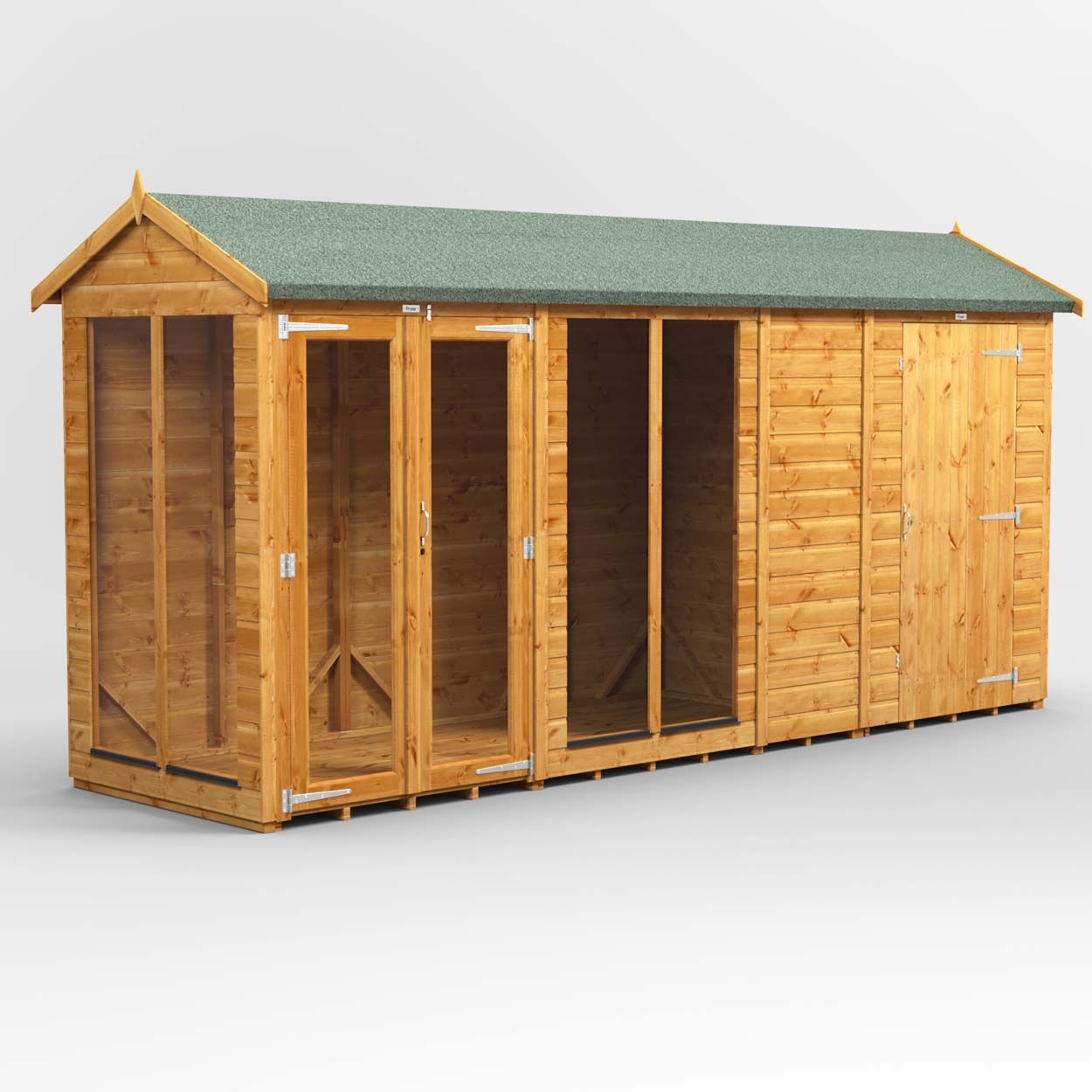 Powersheds Apex SumHouse Combi 14ft x 4ft 4ft Str