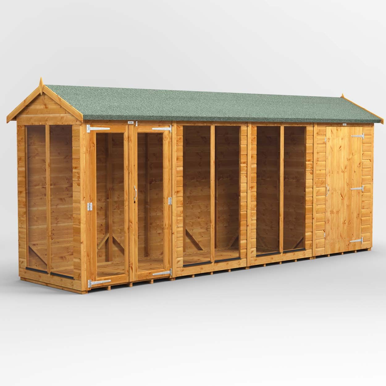 Powersheds Apex SumHouse Combi 16ft x 4ft 4ft Str