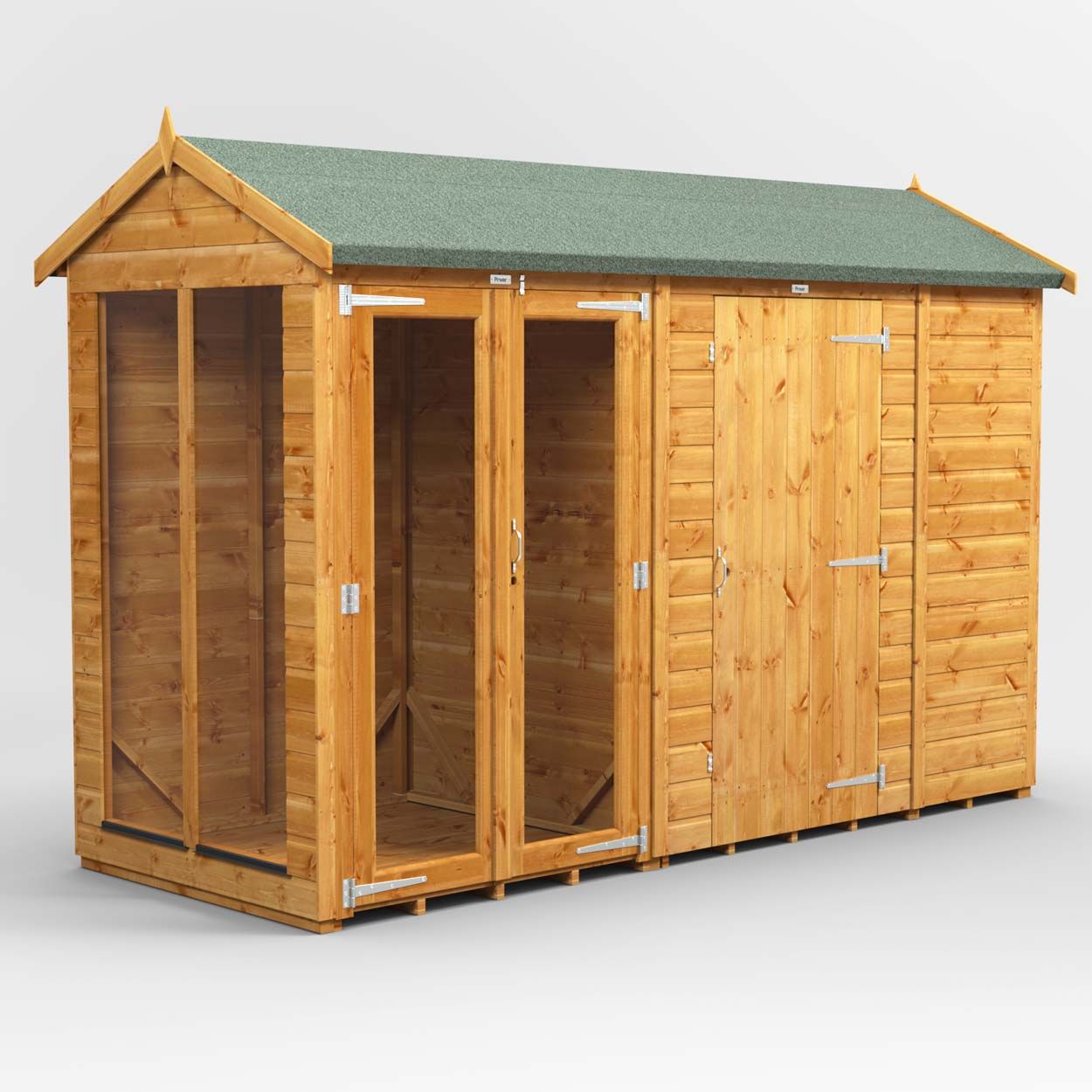 Powersheds Apex SumHouse Combi 10ft x 4ft 6ft Str