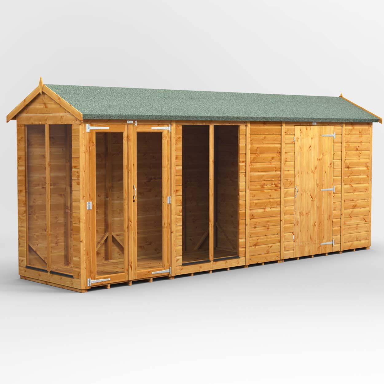 Powersheds Apex SumHouse Combi 16ft x 4ft 6ft Str