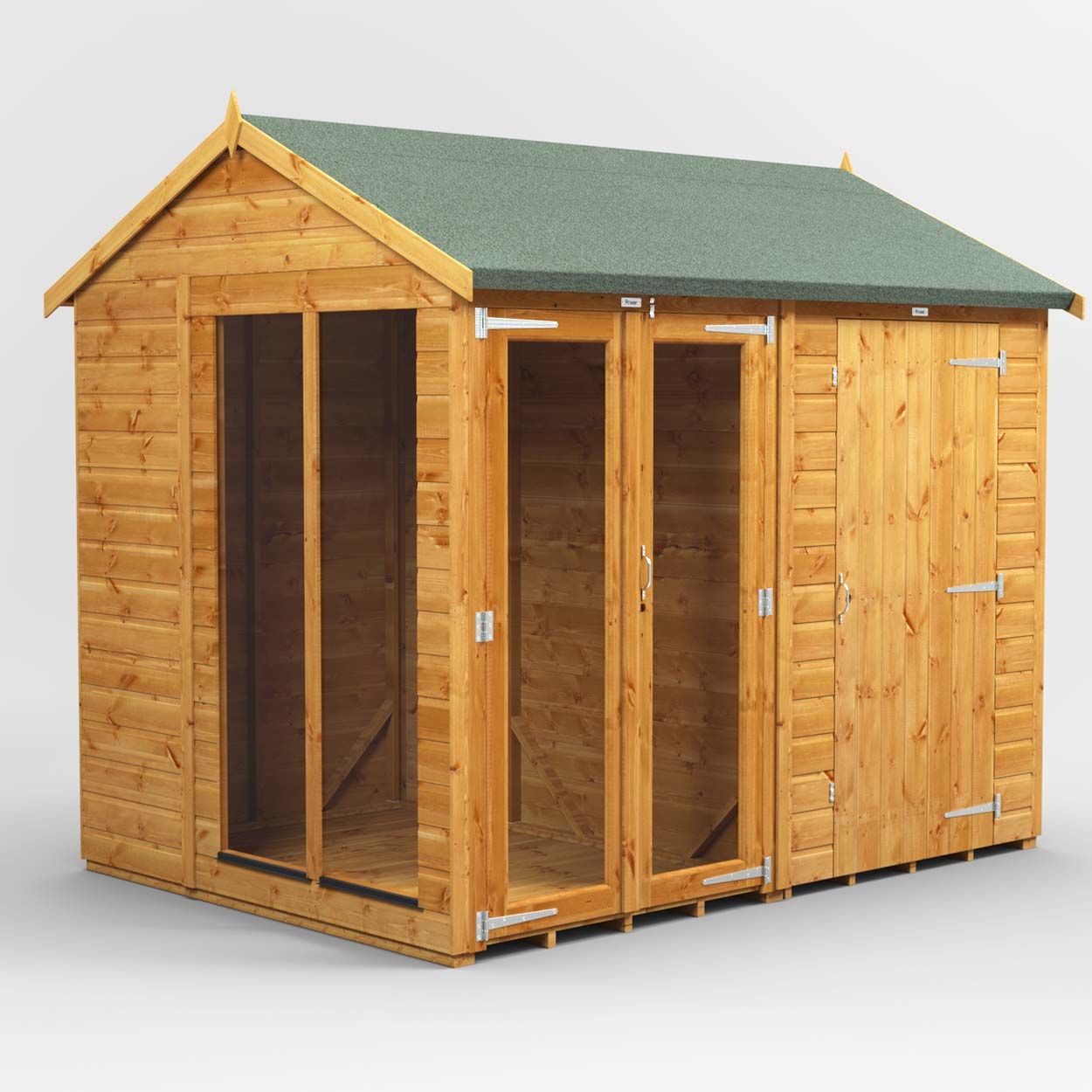 Powersheds Apex SumHouse Combi 8ft x 6ft 4ft Str