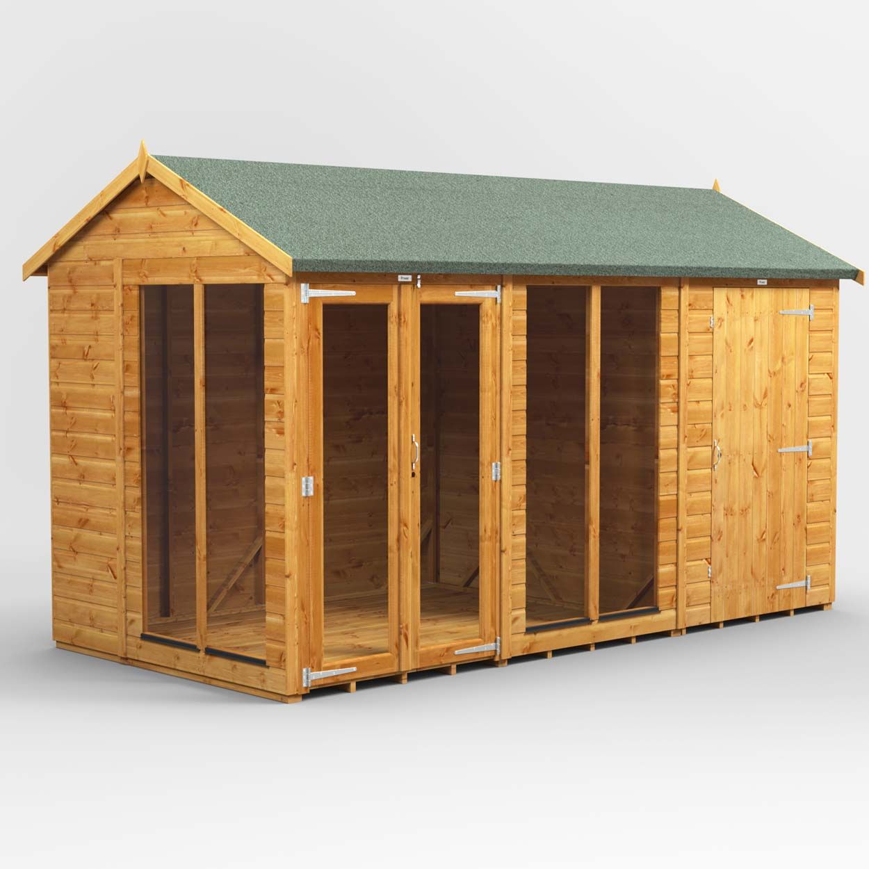 Powersheds Apex SumHouse Combi 12ft x 6ft 4ft Str