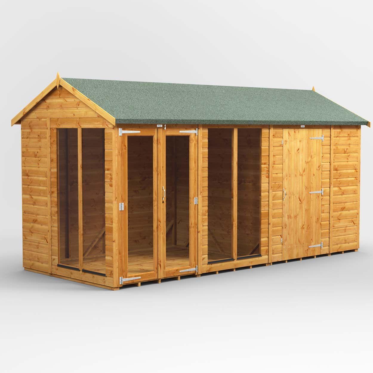 Powersheds Apex SumHouse Combi 14ft x 6ft 6ft Str
