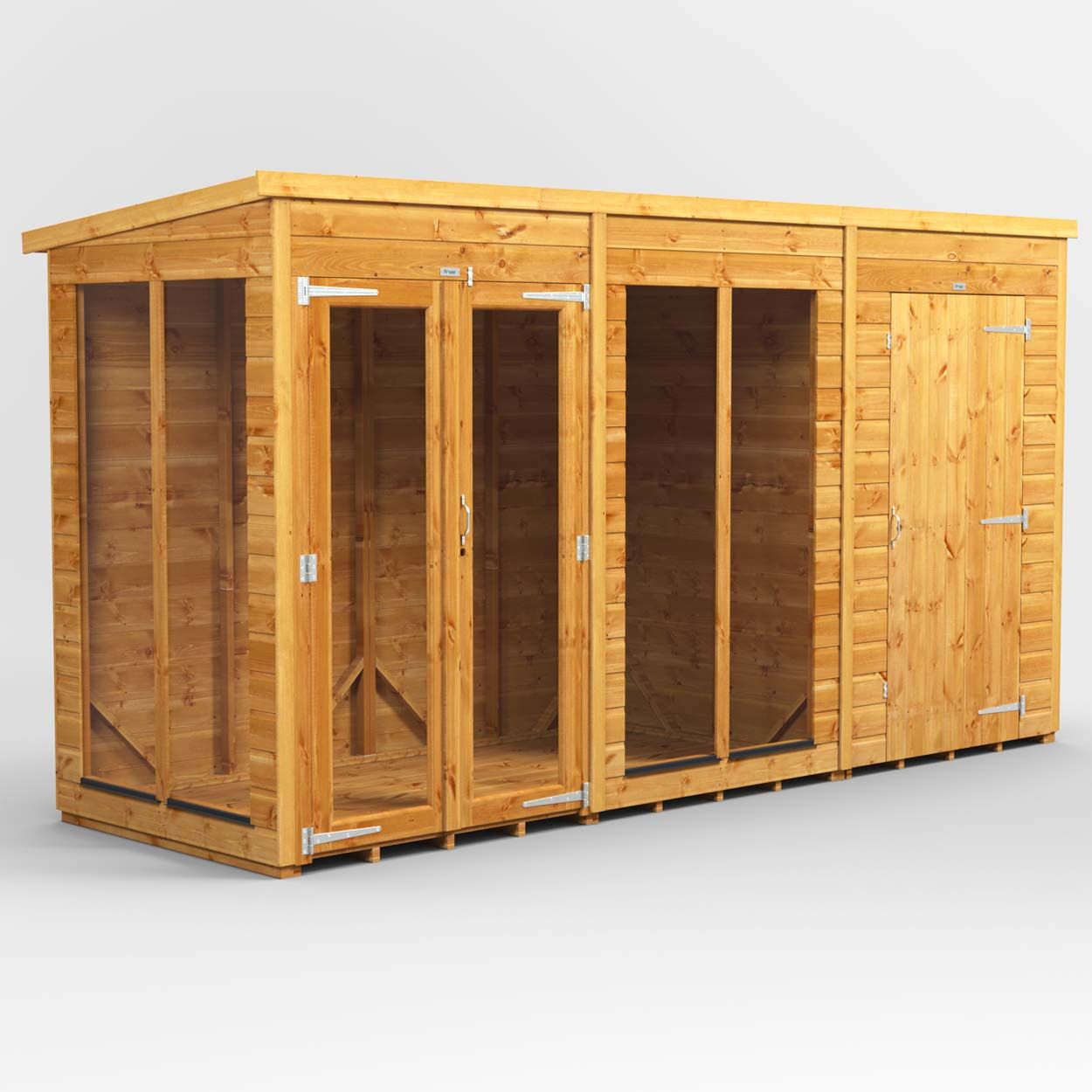 Powersheds Pent SumHouse Combi 12ft x 4ft 4ft Str