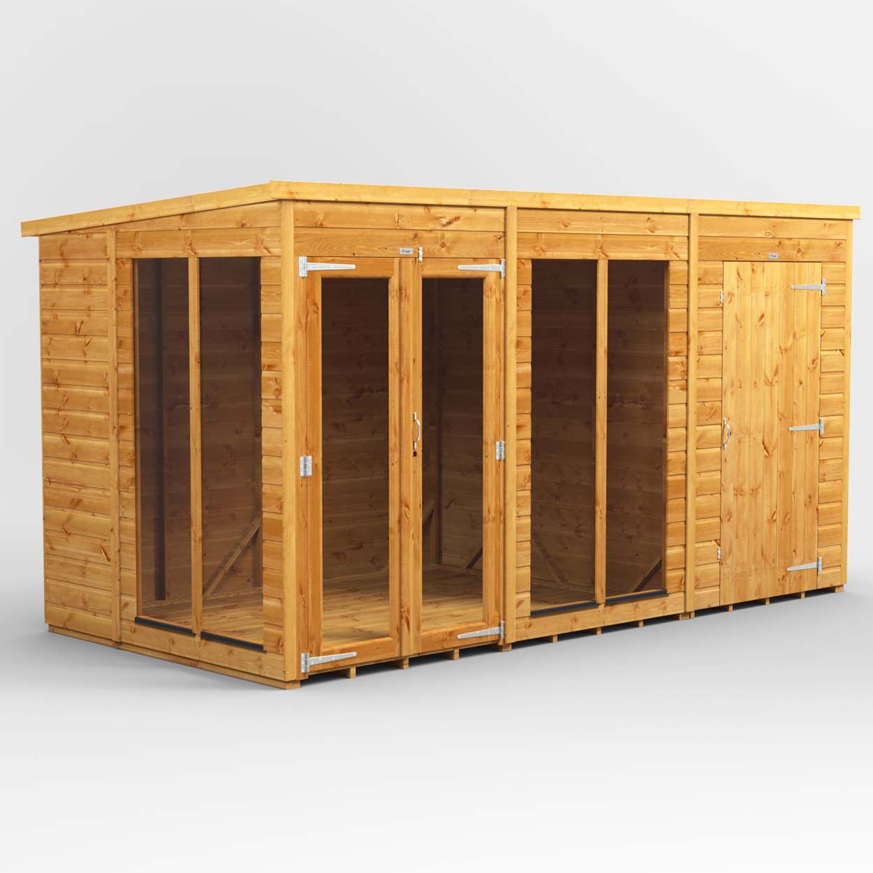 Powersheds Pent SumHouse Combi 12ft x 6ft 4ft Str